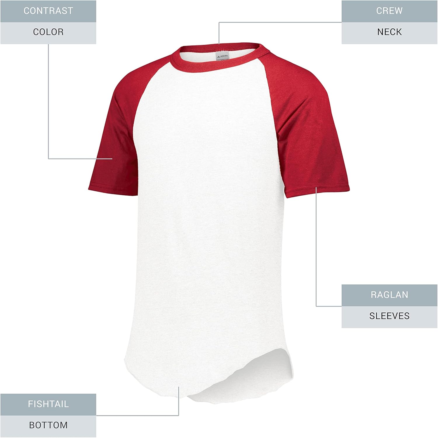 Augusta Sportswear Short Sleeve Baseball Jersey - Image 3