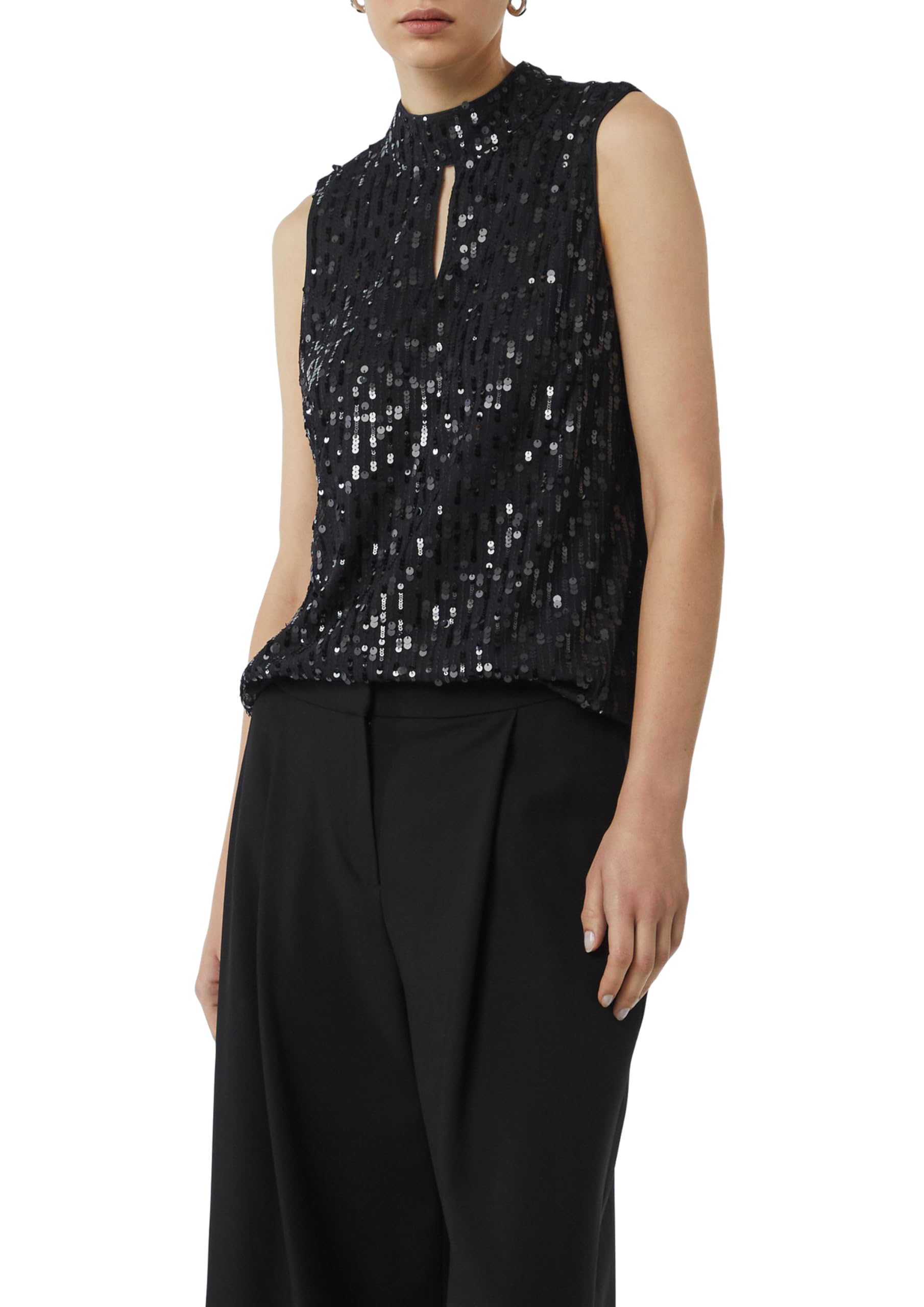 Dames Blouse met plisse mouwen | MS Mode
