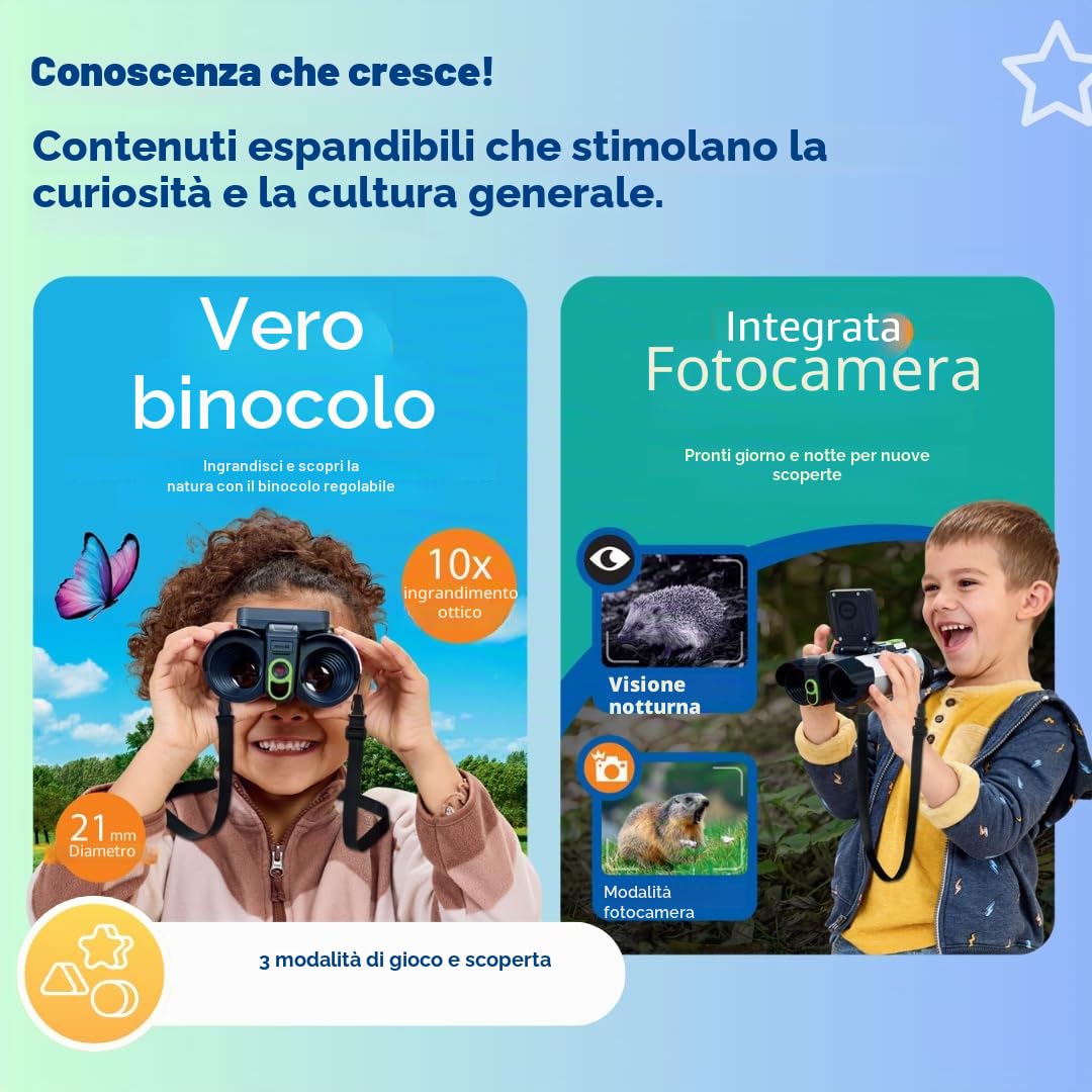 Binocolo video interattivo