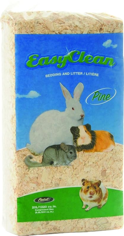 Forração de Pinho para Pequenos Animais e Aves Easy Clean Pestell Pet Products 20 L