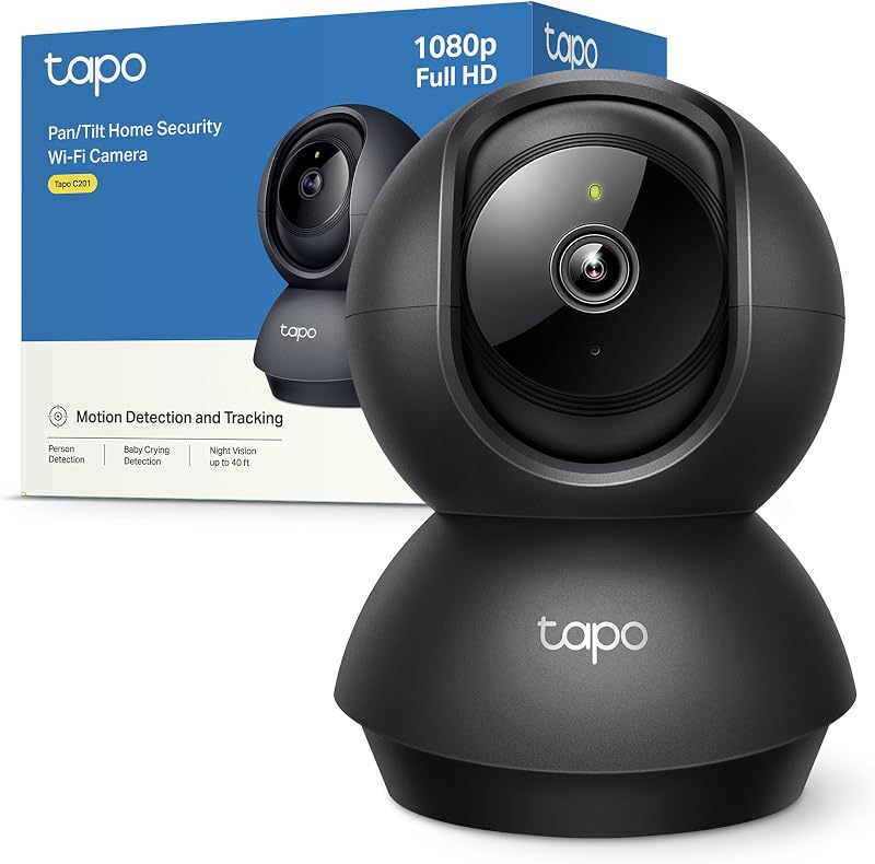 Tapo C201 telecamera WiFi interno 1080p PTZ 360°