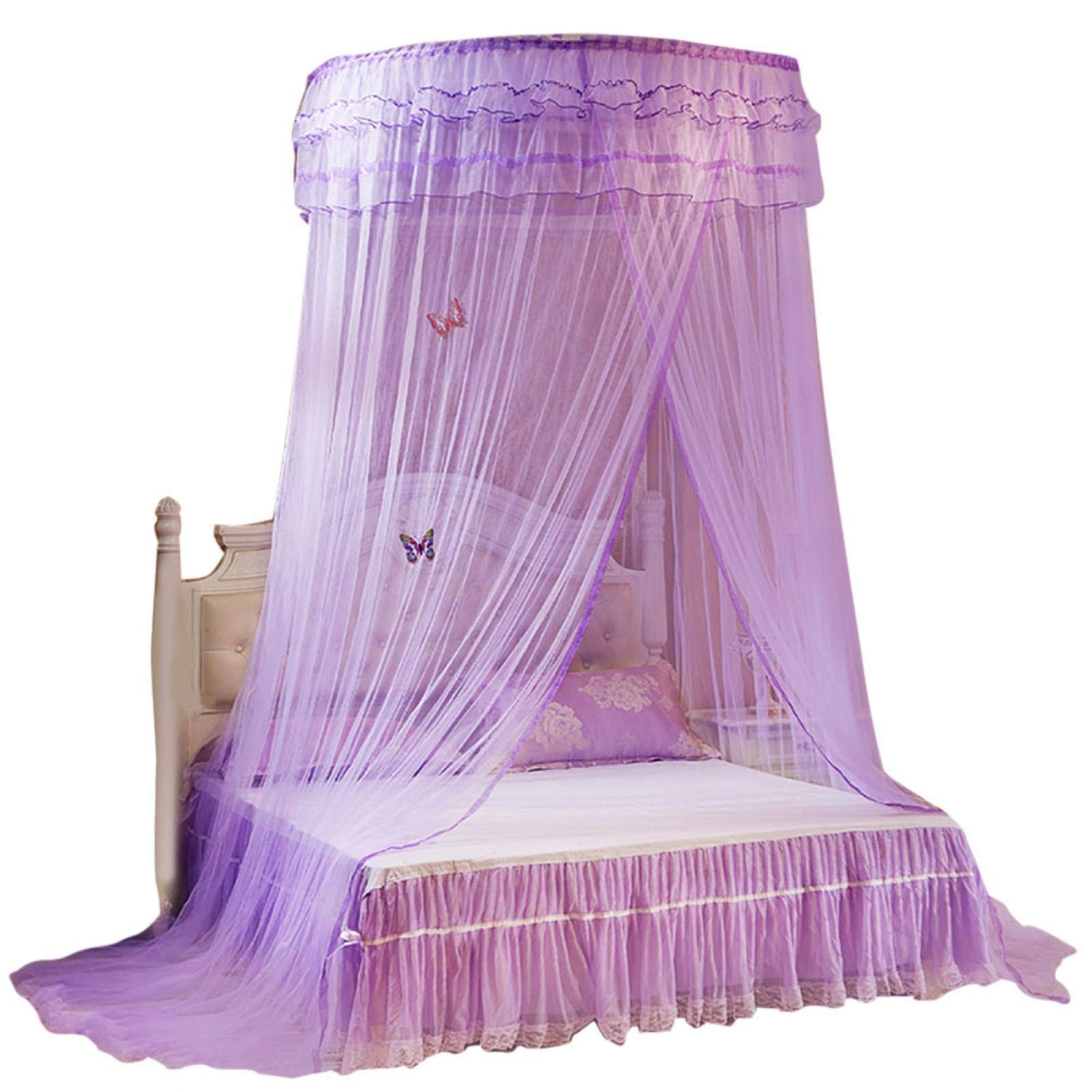 Cúpula cama dosel malla encaje para cama individual niños y dormitorio principal