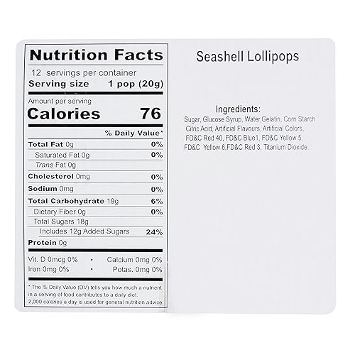 Miniatura 8 de Fruidles Paletas de conchas marinas con temática de sirena, recuerdos de fiesta para tu fiesta de cumpleaños, ventosas envueltas individualmente