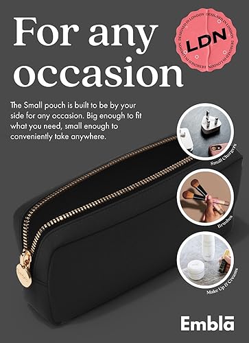 Miniatura 4 de Embla Bolsa de cosméticos  Bolsa de maquillaje, bolsa de viaje, bolsas de aseo lindo organizador de maquillaje, bolsas de nailon con cremallera,