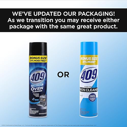 Miniatura 2 de 409 Limpiador de horno sin humos de 19 onzas, aroma fresco, elimina la grasa y la suciedad al contacto, una limpieza potente en la que puedes