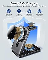 Vista 7 de KPON Foldable 3in1 Charging Station for Magsafe, Travel Phone and Watch Charger for Apple, Wireless Charging Dock for Multiple Devices iPhone 17 16