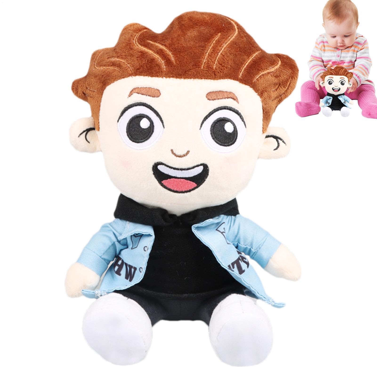Caylus Plush Toy - Cartoon Stuffed Doll | Soft Creative Collectible with Christmas Theme, Kids Gift with Fans Appeal, Plush Character, Cute 22cm Long Tail Doll for Holiday Collection
