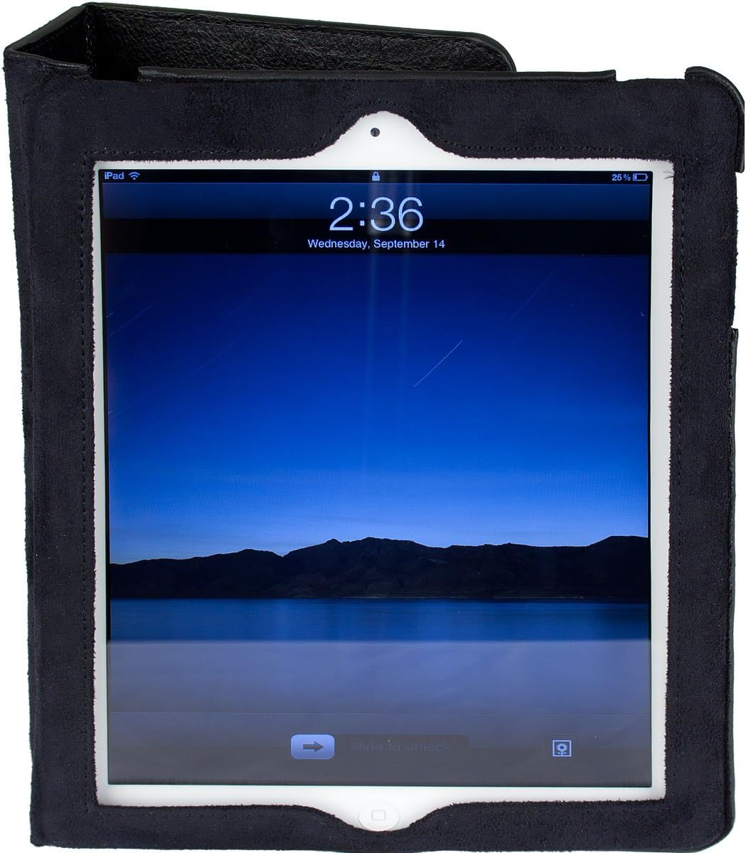 Pro Tec Deluxe Leather Cover Featuring Magnetic Closure for iPad 2 (A600)