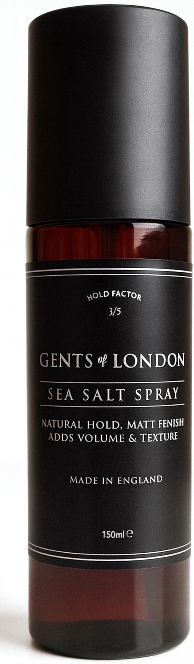 Men’s Sea Salt Hair Spray by Gents of London – Matte Texture, 150ml