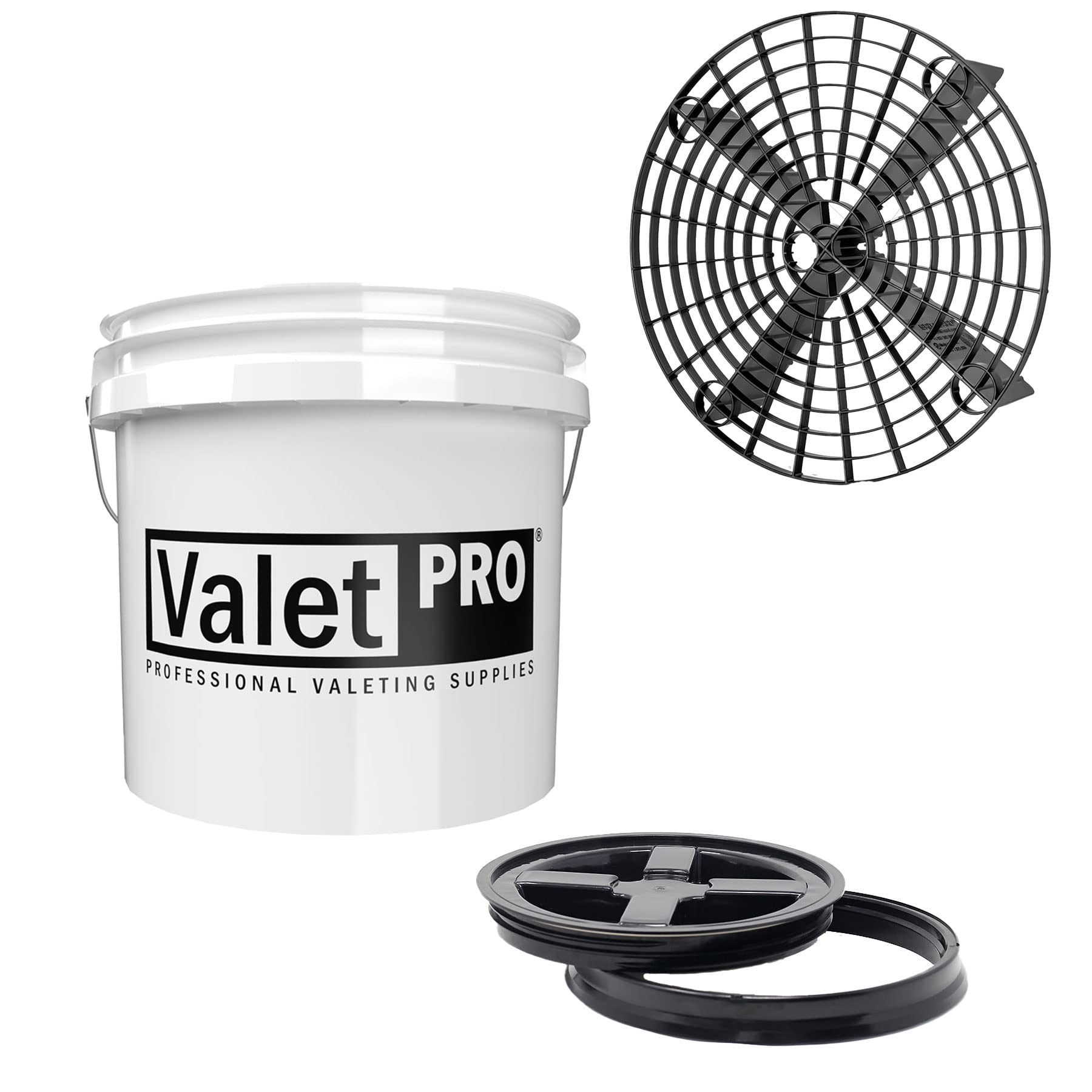 detailmate Rode emmer set - ca. 12 l, wasemmer, rood GritGuard vuilinzet wasbord gamma seal-deksel detailmate Rode emmer set - ca. 12 l, wasemmer, rood GritGuard vuilinzet wasbord gamma seal-deksel
