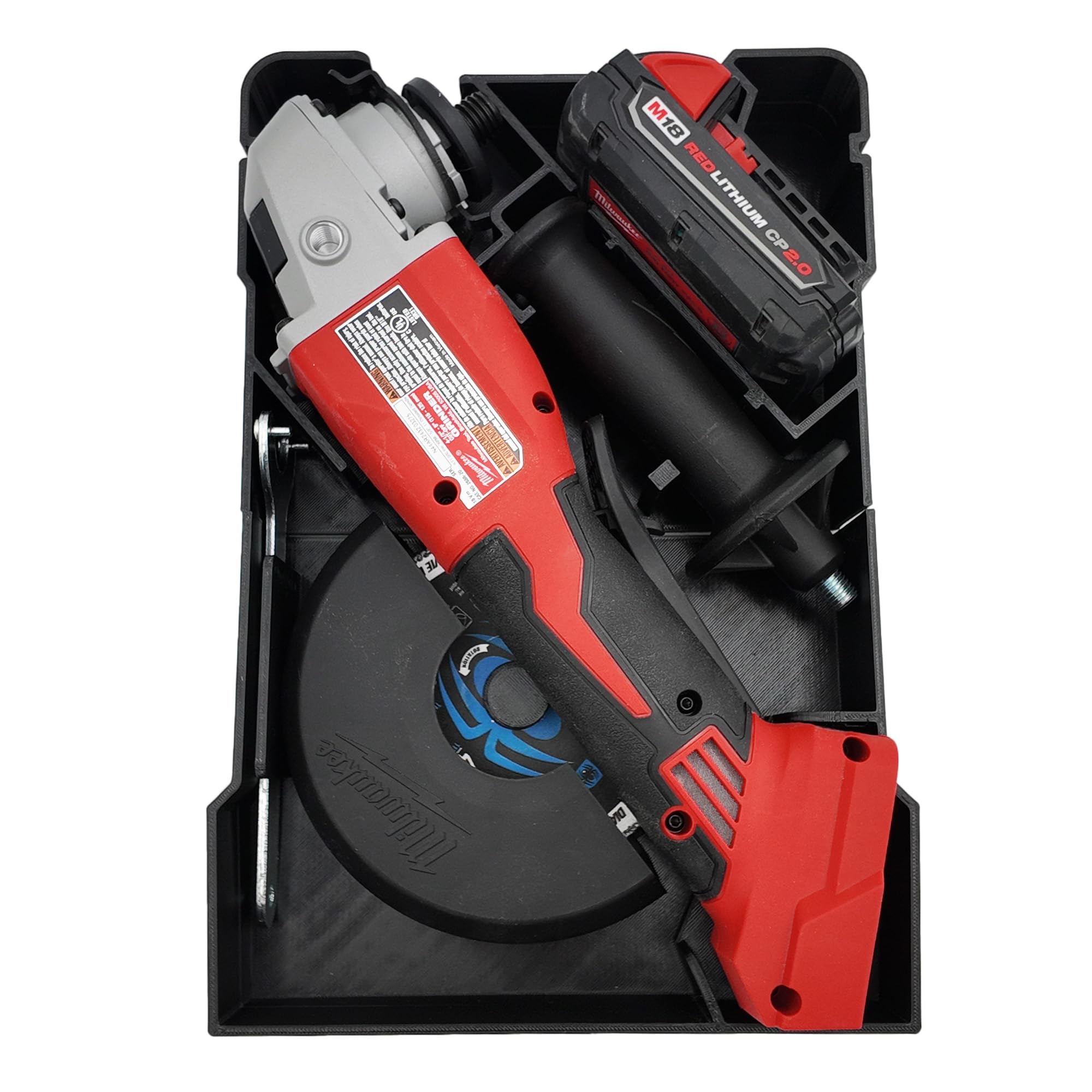 M18 Cut-Off Grinder Packout Organizer for Milwaukee Compact Organizer - Tool, Blade, and Battery Liner for Enhanced Protection Model 2686-20