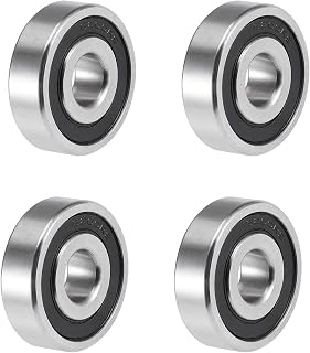 6200 RS Ball Bearings 10mm x 30mm x 9mm Deep Groove Sealed Ball Bearing (4pcs)