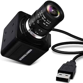 USBカメラ 4K 120fps 1080P　12MP　3倍手動光学ズームレンズ Amazon.co.jp: 1080P USBカメラ ズーム付き 2.8-12mm ウェブ