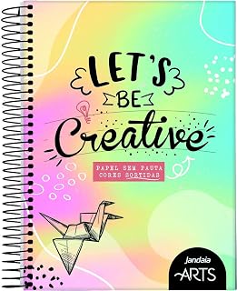 Caderno Espiral COLLEGE 177X242MM CD Sortido 80FLS FSC Jandaia Arts