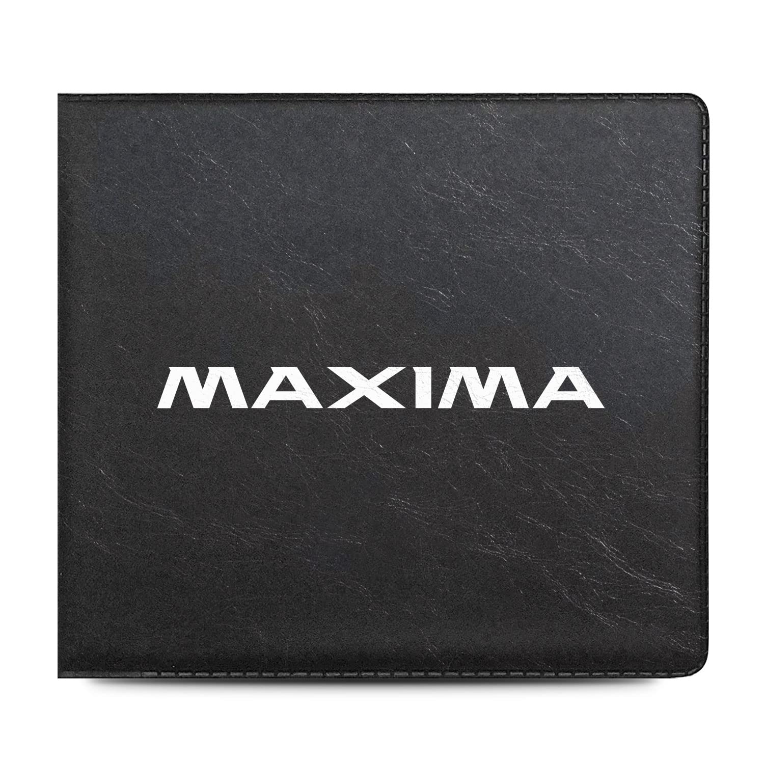iPick Image made for Nissan Maxima Car Auto Insurance Registration Black PVC Document Card Holder Wallet