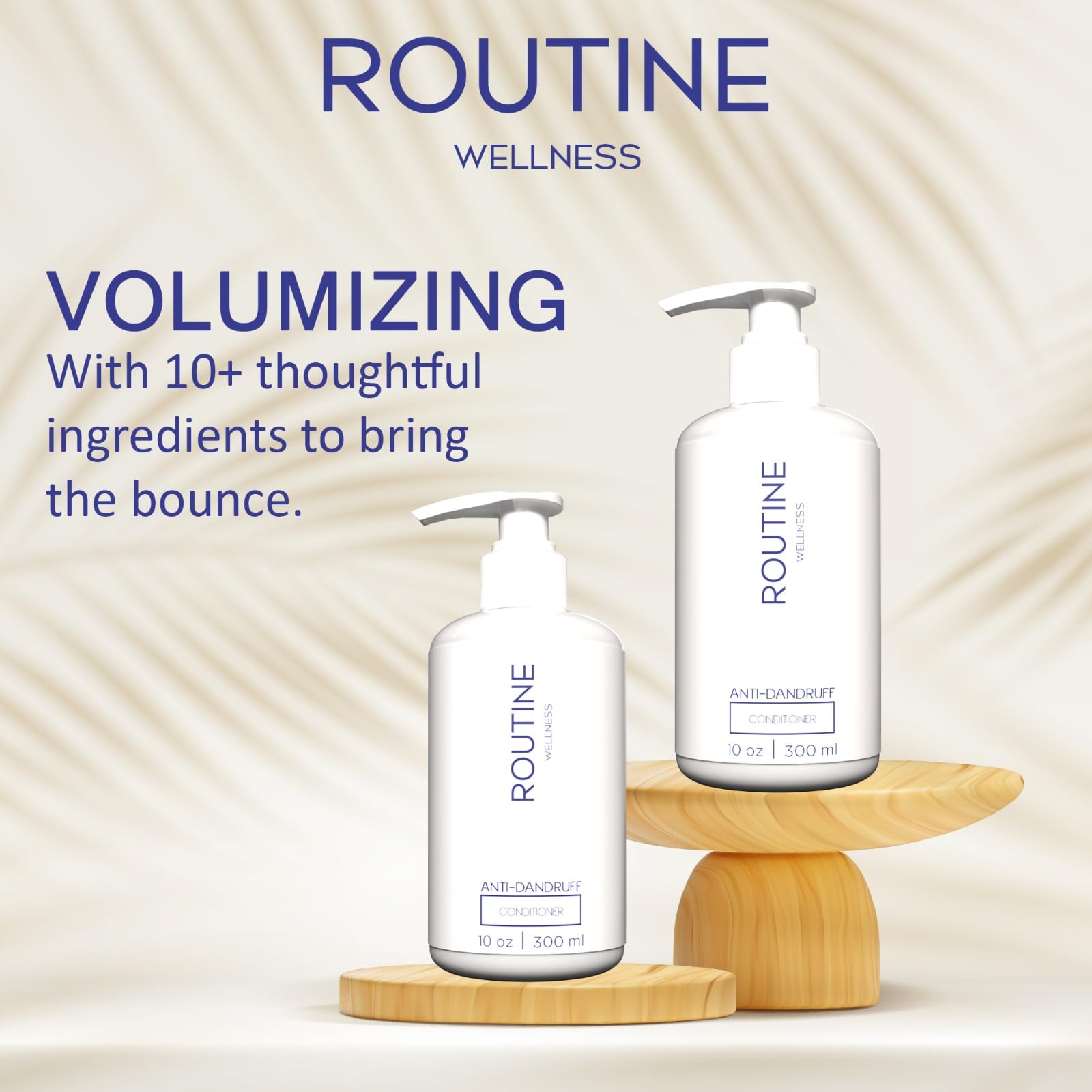 Routine Wellness AntiDandruff Conditioner ScalpCare ItchRelief FlakeControl HairHydration Smoothening HerbalFormula SulfateFree ParabenFree Unisex DailyUse SoftHair AllHairTypes NaturalIngredients 300ML product image 3
