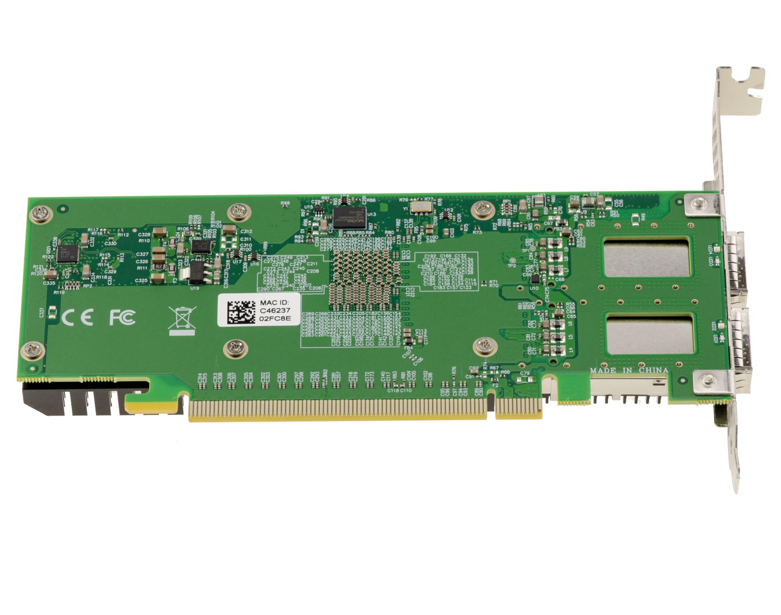 KALEA-INFORMATIQUE PCIe Gen 4.0 PC Dual 200G QSFP56 2-Port-Netzwerkcontroller-Karte. Mellanox ConnectX 6-Chipsatz. Unterstützt 200GbE, 100GbE, 50GbE, 40GbE, 25GbE und 10GbE