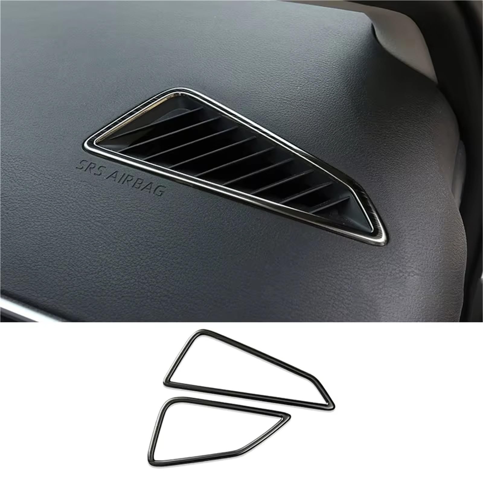 Dashboard Trim Air Vent Compatible with Toyota for Corolla E210 2019-2025 LHD Car Dashboard Air Vent Trim Frame Air Outlet Decorative Cover Sticker