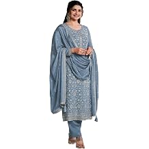 STELLACOUTURE Eid festival ready to wear salwar kameez embroidered indian wedding plus size shalwar suit for women 2783-O