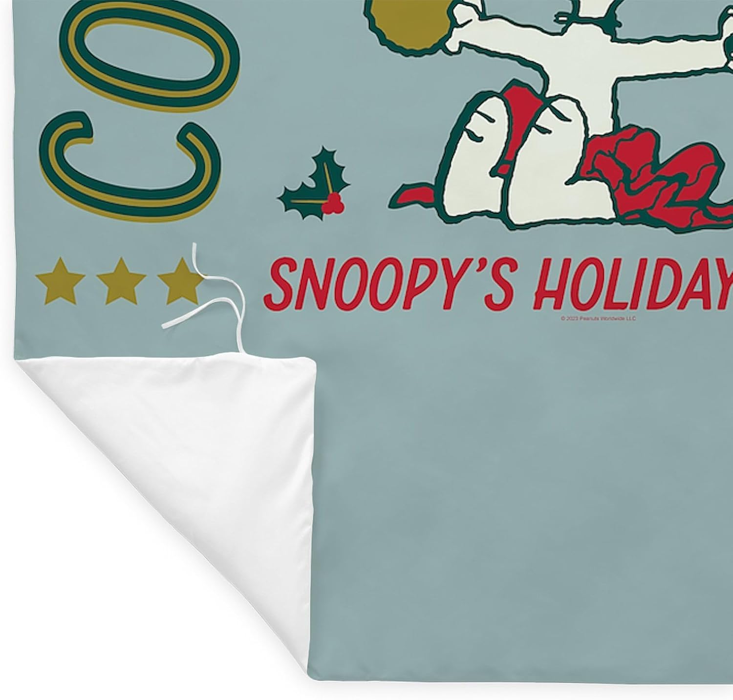 CafePress Snoopy Cookies & Cocoa Twin Duvet Cover, Printed Comforter Cover, Unique Bedding,