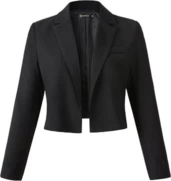 Women's Casual Open Front Blazer Jacket - Lightweight, Long Sleeve, For Office Or Everyday Wear