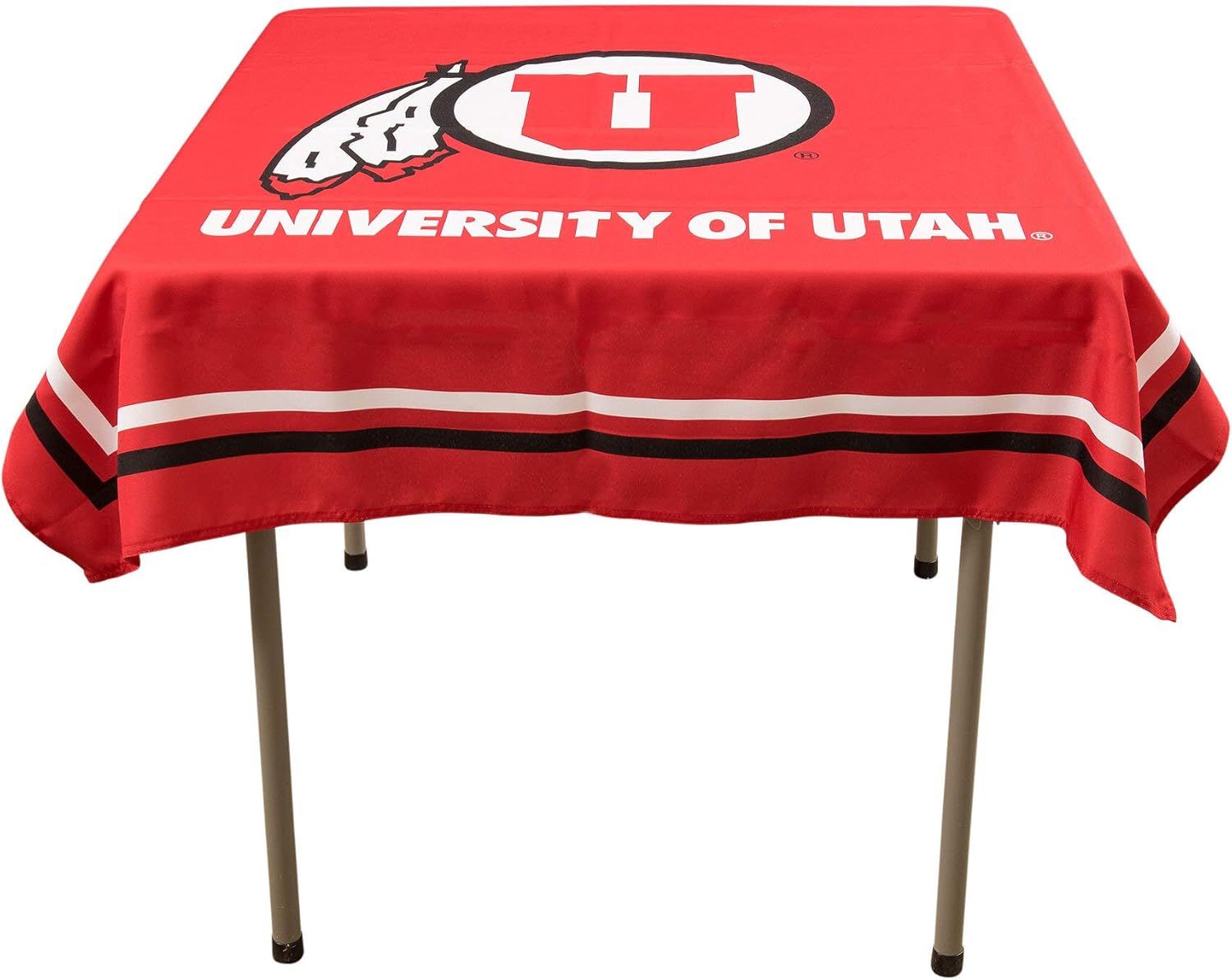 College Flags & Banners Co. Utah Logo Tablecloth or Table Overlay