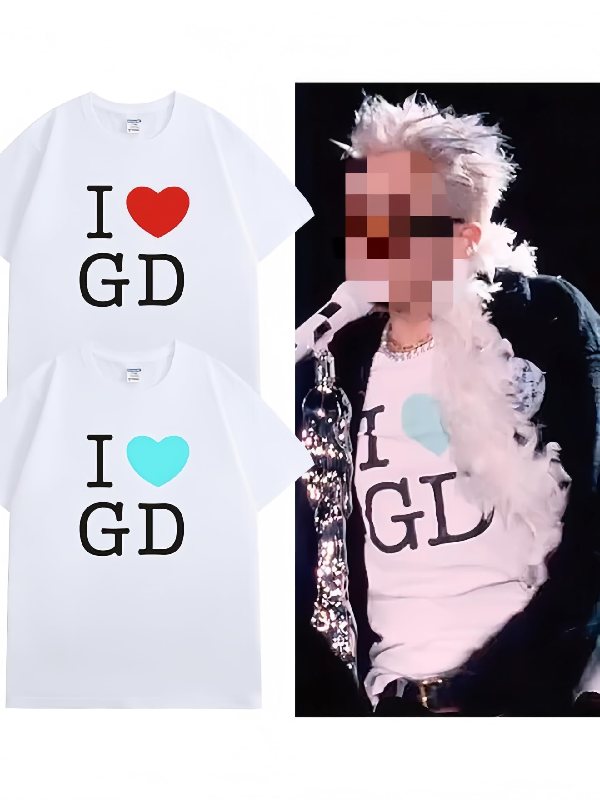 Amazon.co.jp: Gドラゴン 同型 Tシャツ 周辺 応援 半袖 ジードラゴン