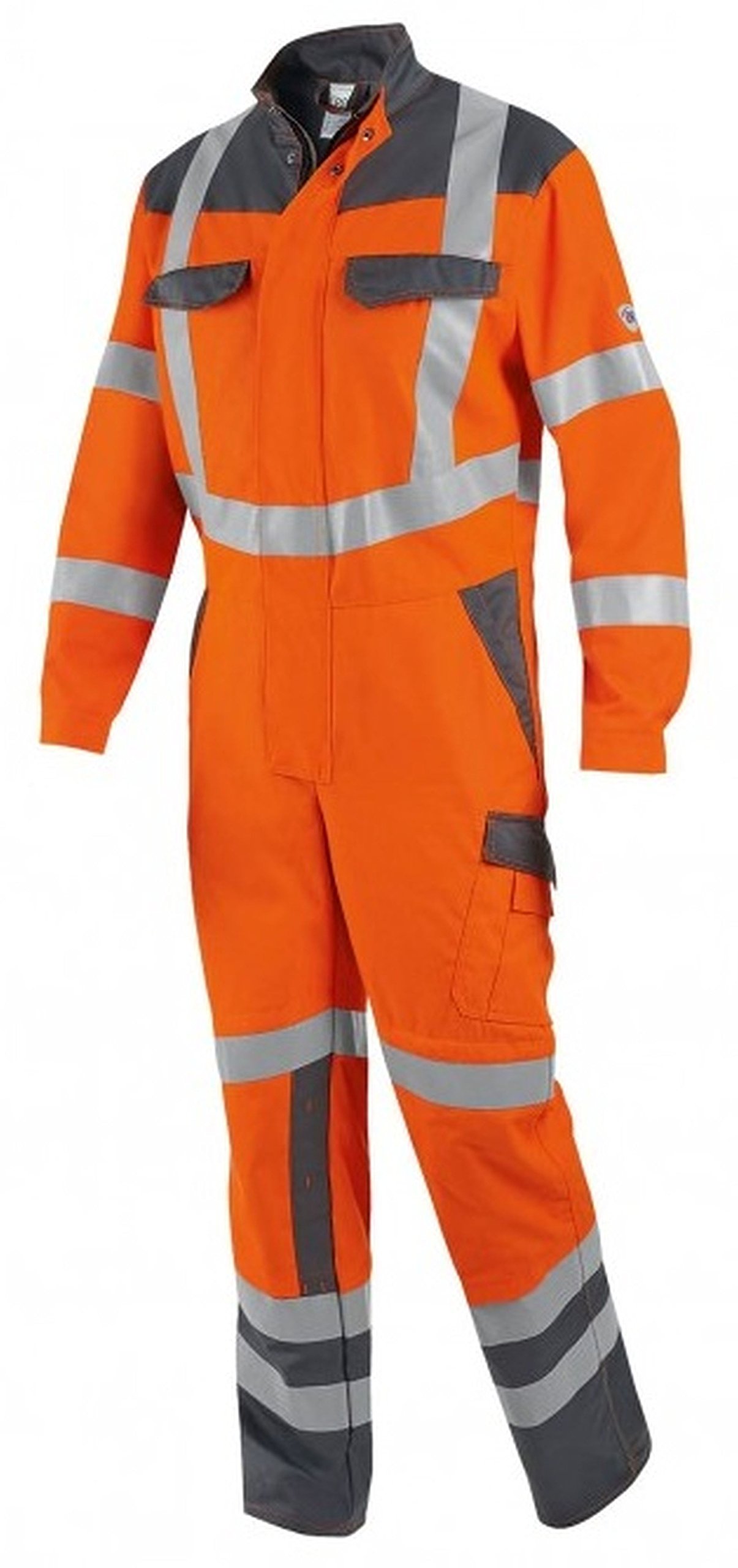 BP 1804-720-70-56l spodnie ogrodniczki, rozciągliwe szelki z mocowaniami na klips, 305,00 g/m², wzmocniona bawełna, antracyt, 56l
