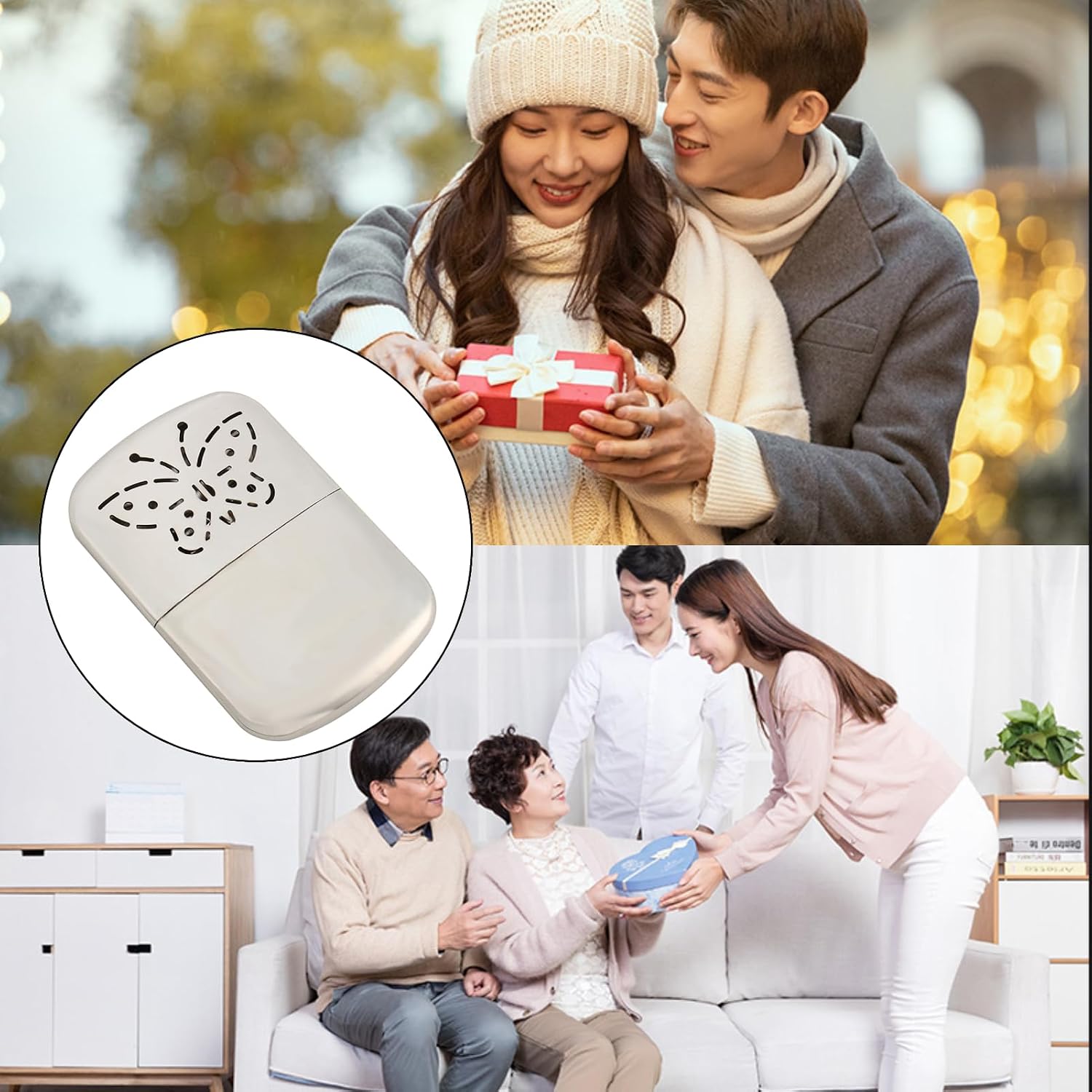 Pocket Hand Warmer Portable Warmer Heater for Outdoor Travel Camping Climbing