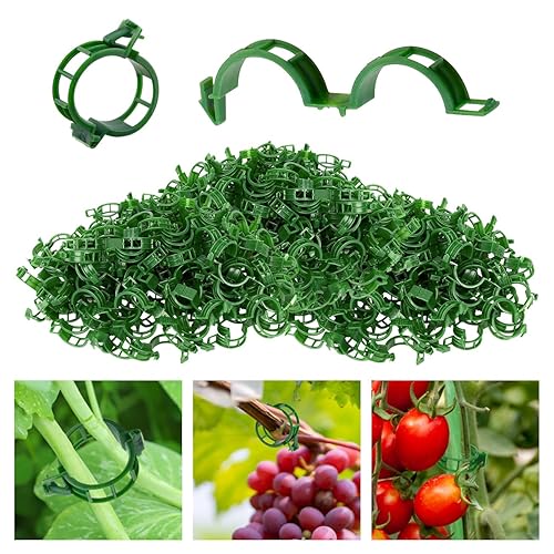 300 PCS Secured Plastic Plant Clip 2025 New Plant Support