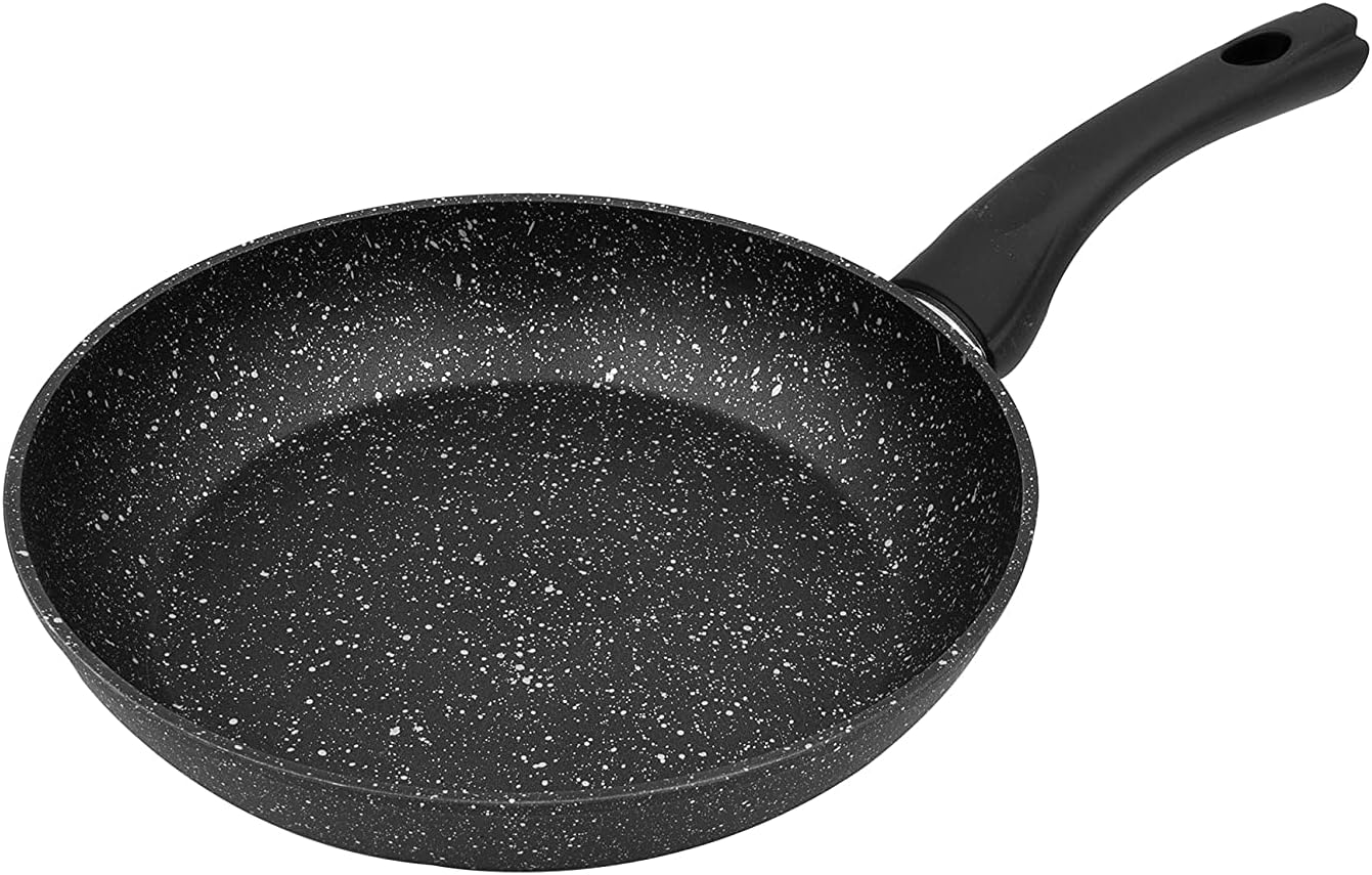 Classic 24cm Non Stick Frying Pan | Induction Compatible | Long Lasting Anti Scratch Coating | Pan for All Hobs | Black