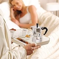 Vista 5 de Bialetti Moka Express #06799 - Máquina para hacer café espresso de 3 tazas y #06960 Bialetti, seis juntas de repuesto y dos placas de filtro