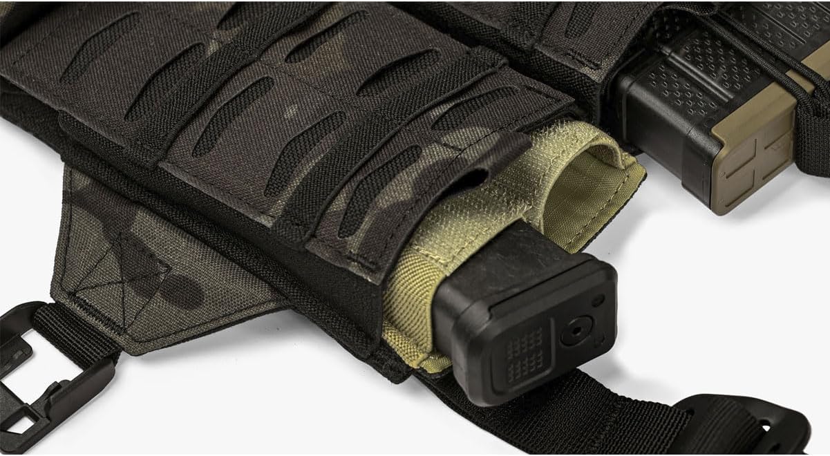 VIKTOS Taculus MX Tactical Versatile Durable Adjustable Waterproof Elastic Webbing EDC Vest Chest Rig with Belly Pouch