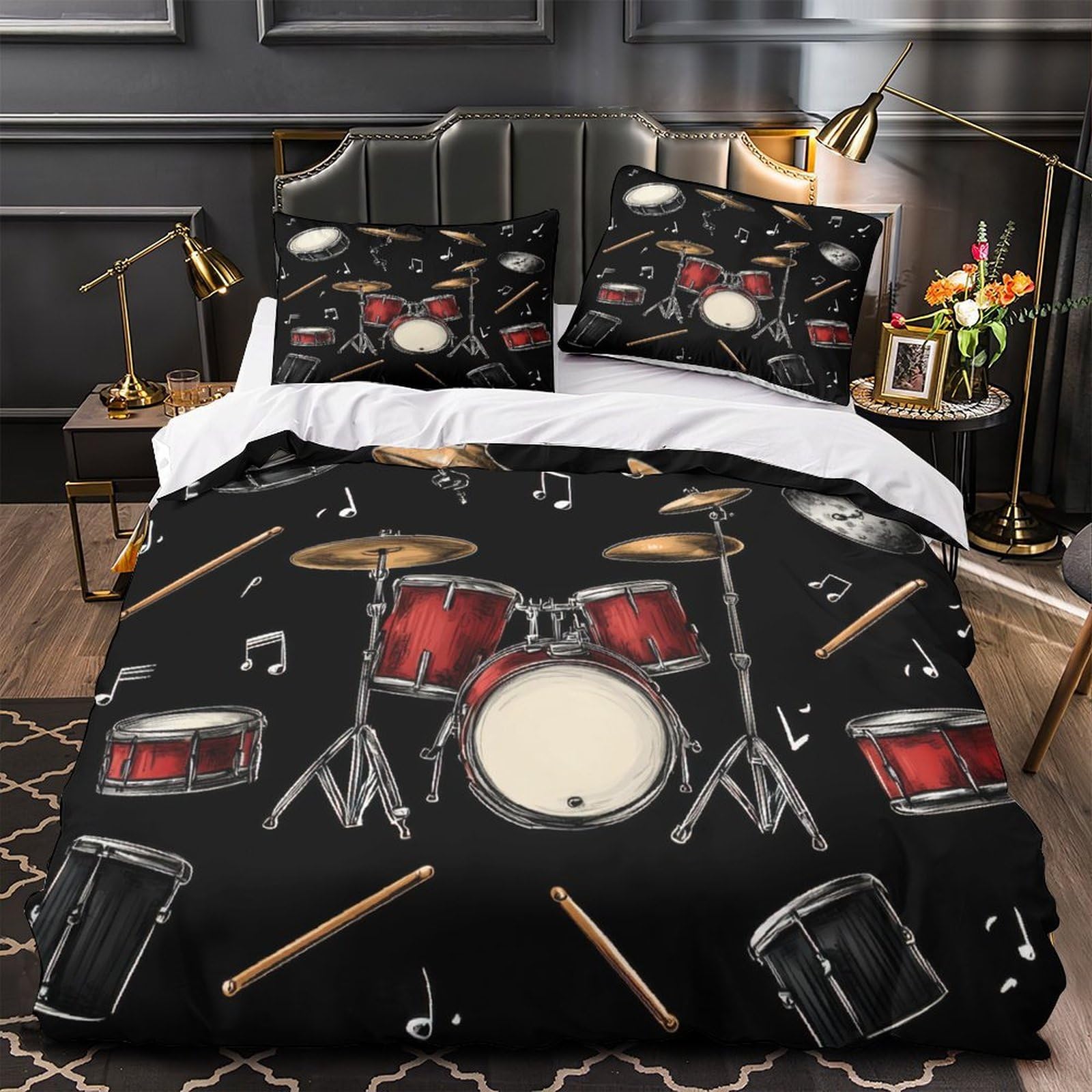 Housse de couette batterie hypoallergénique pour un sommeil sain et sans acariens