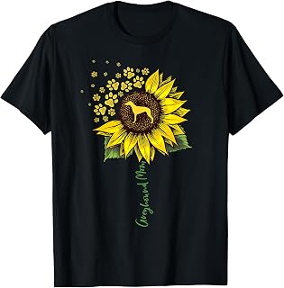 Greyhound Mom Sunflower Greyhound Gifts Dog Mom Mama Men Women Kids T-Shirt