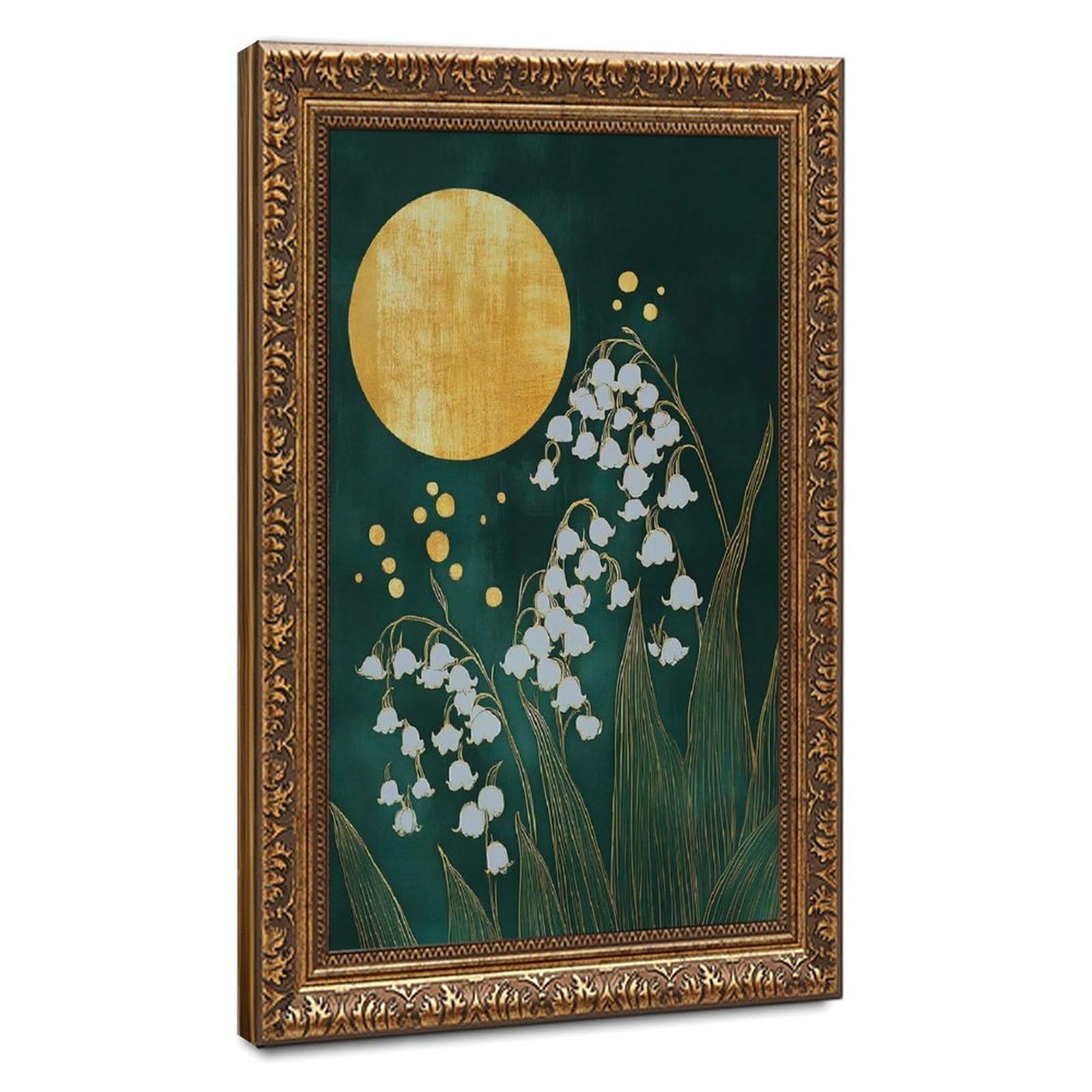 Bareronor Lily of The Valley Canvas Poster for Home Decor Gift