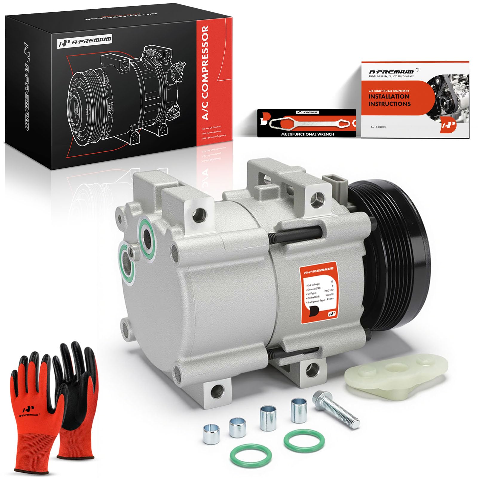 Amazon.com: A-Premium Air Conditioner AC Compressor with Clutch