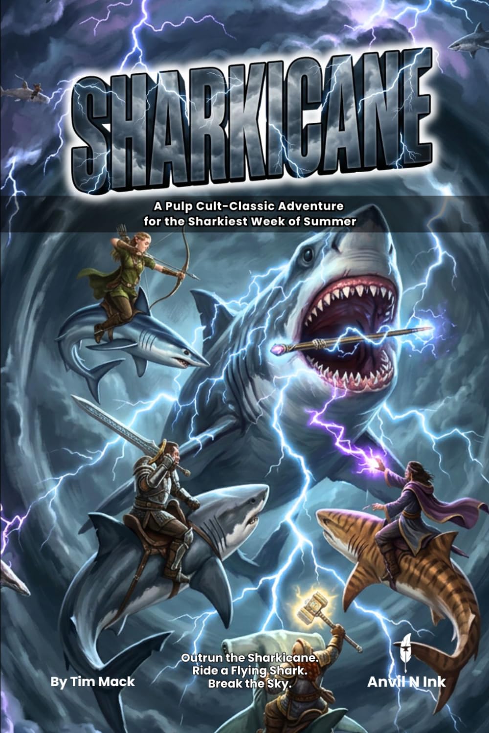 Sharkicane: A D&D 5e One-Shot Adventure for Small Groups | Pulp Cult-Classic: Dungeon Master Ready, Zero Prep | Levels 2-3 for 2-3 Players (The Ready Adventure Series)