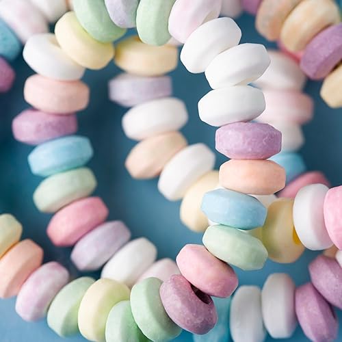 Miniatura 3 de Snacktery Pulsera de caramelos para niños, paquete de 30 pulseras de dulces envueltas individualmente, joyas de caramelo para crear recuerdos