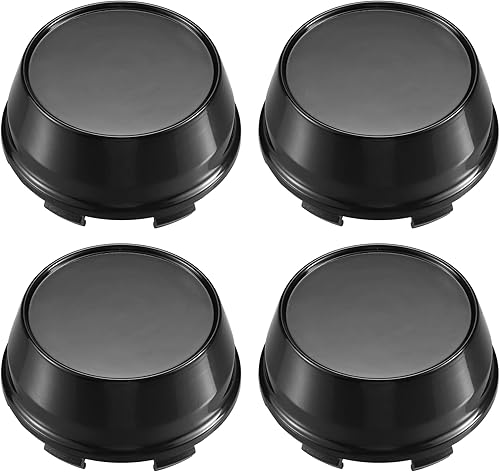 ACROPIX 2.598 in 6 clips rueda llanta cubo central tapas negro - paquete de 4