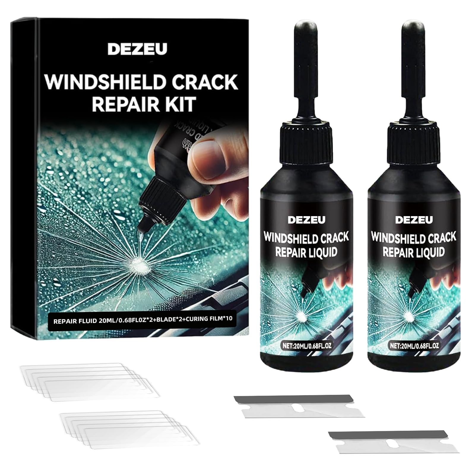 DEZEU Windshield Crack Repair Kit