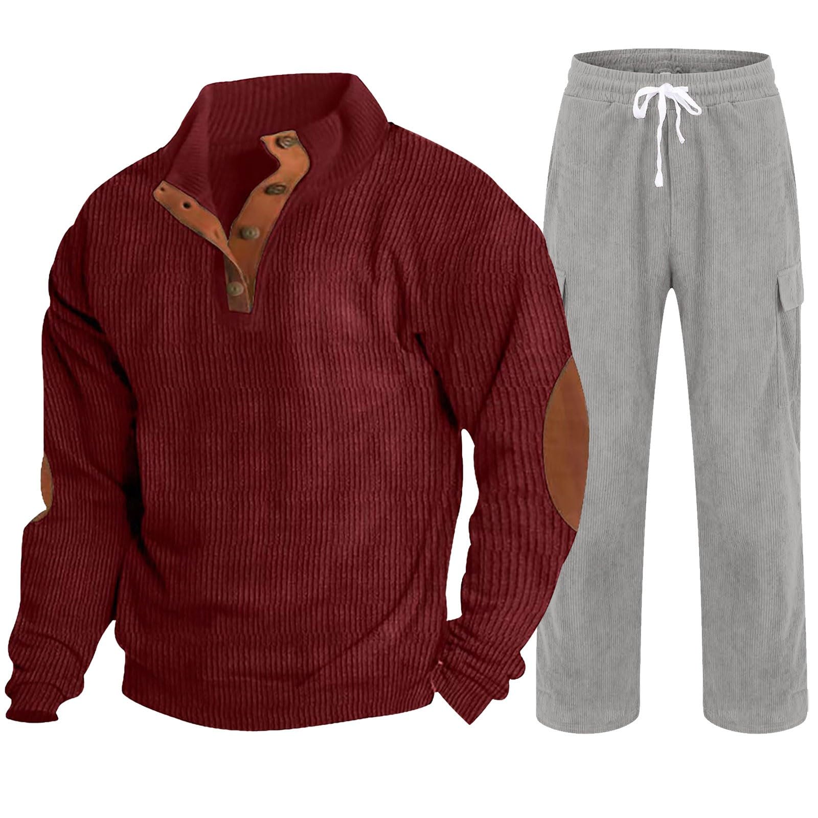 Set completo di tute da uomo, set di abbigliamento sportivo per gli uomini