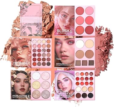 Glitter Makeup Palette 6 Colors Concealer