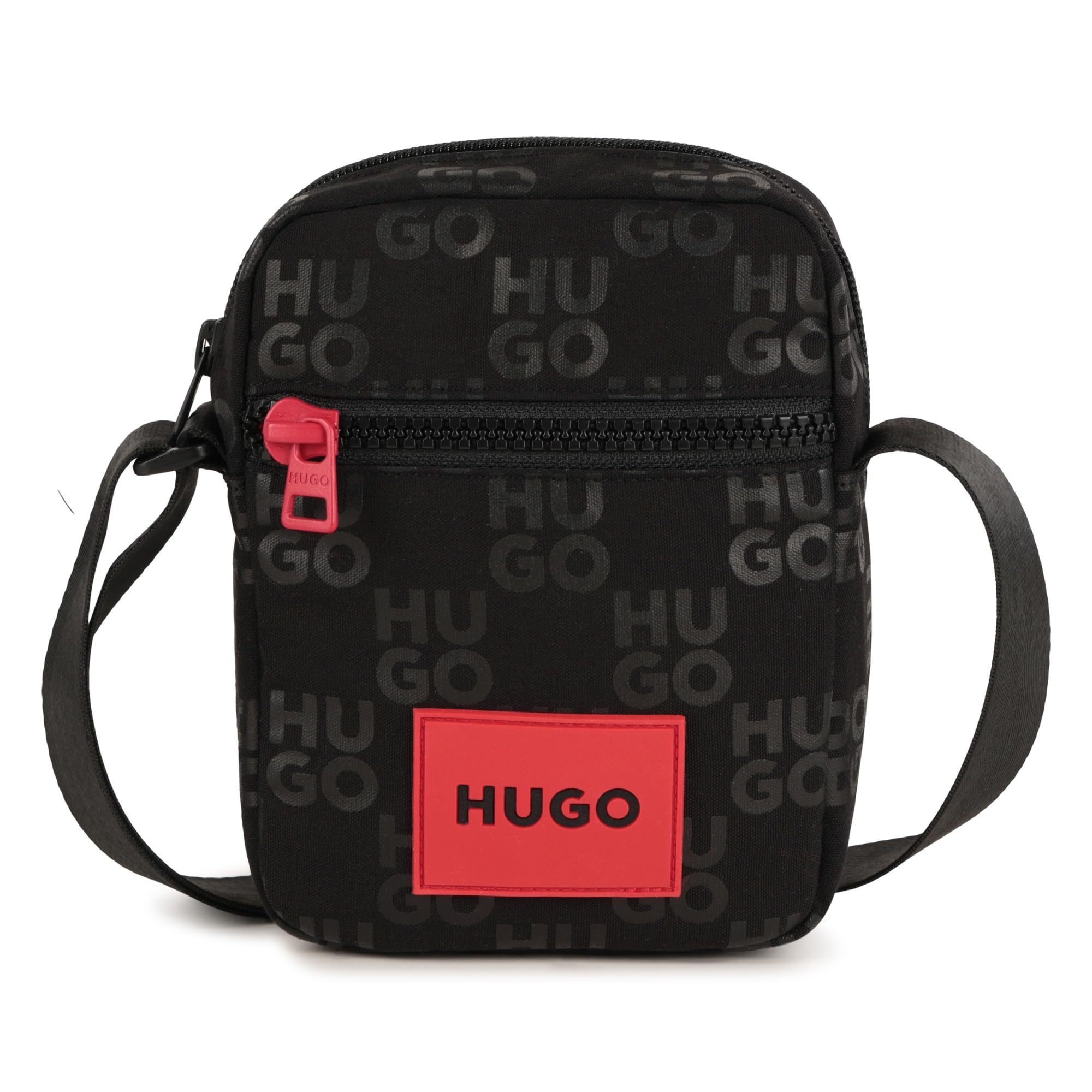 HUGO G00555 Bandolera para niño, Negro, Taille normale