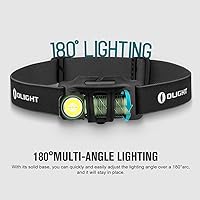 Vista 9 de OLIGHT - Linterna de cabeza mini Perun 2 de 1100 lúmenes, linterna LED recargable con opción de luz roja, ideal para trabajo, senderismo, camping