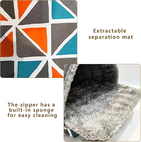 Miniatura 4 de Accesorios para jaulas de animales pequeños, hábitats de alojamiento, conejos enanos, hámsters, conejillos de indias, hurones, erizos y otros juegos