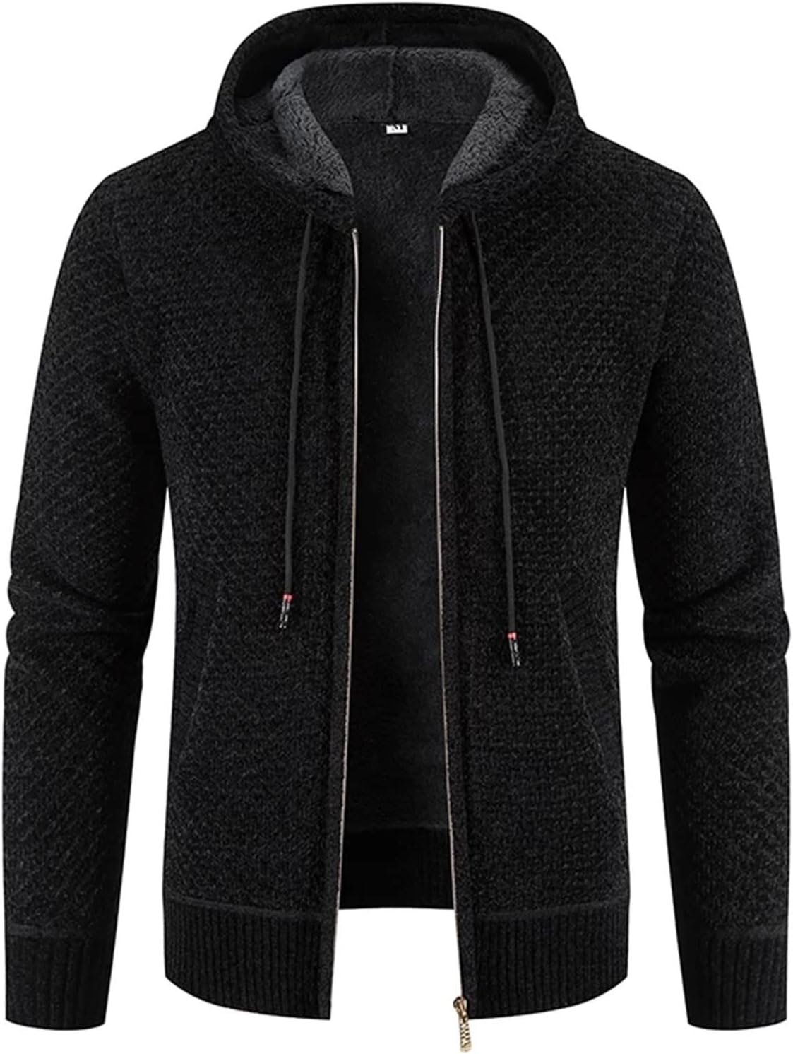ウールニットダブルジップフーディー　SOERTE soerte（ソエルテ）の「Wool knit double zip-up hoodie/ウールニット