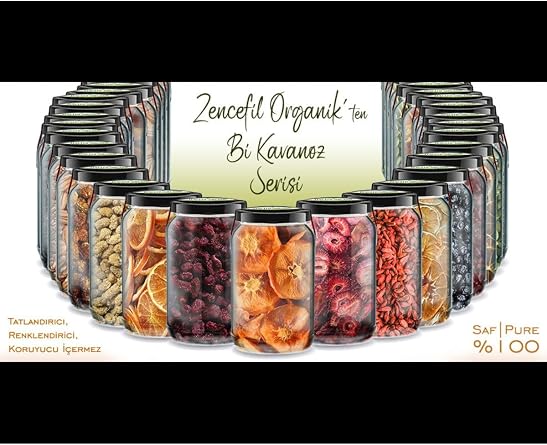 Zencefil Organik Kırmızı Çay Rooibos Bi Kavanoz 660 cc. Cam Kavanozda Saf Katkısız Rooibos Roibos Roybos Pure Red Tea