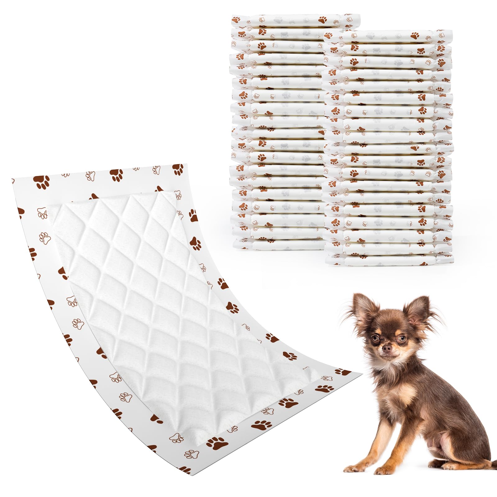 Photo 1 of MICOOYO Dog Diaper Liners, 25 Count, XS