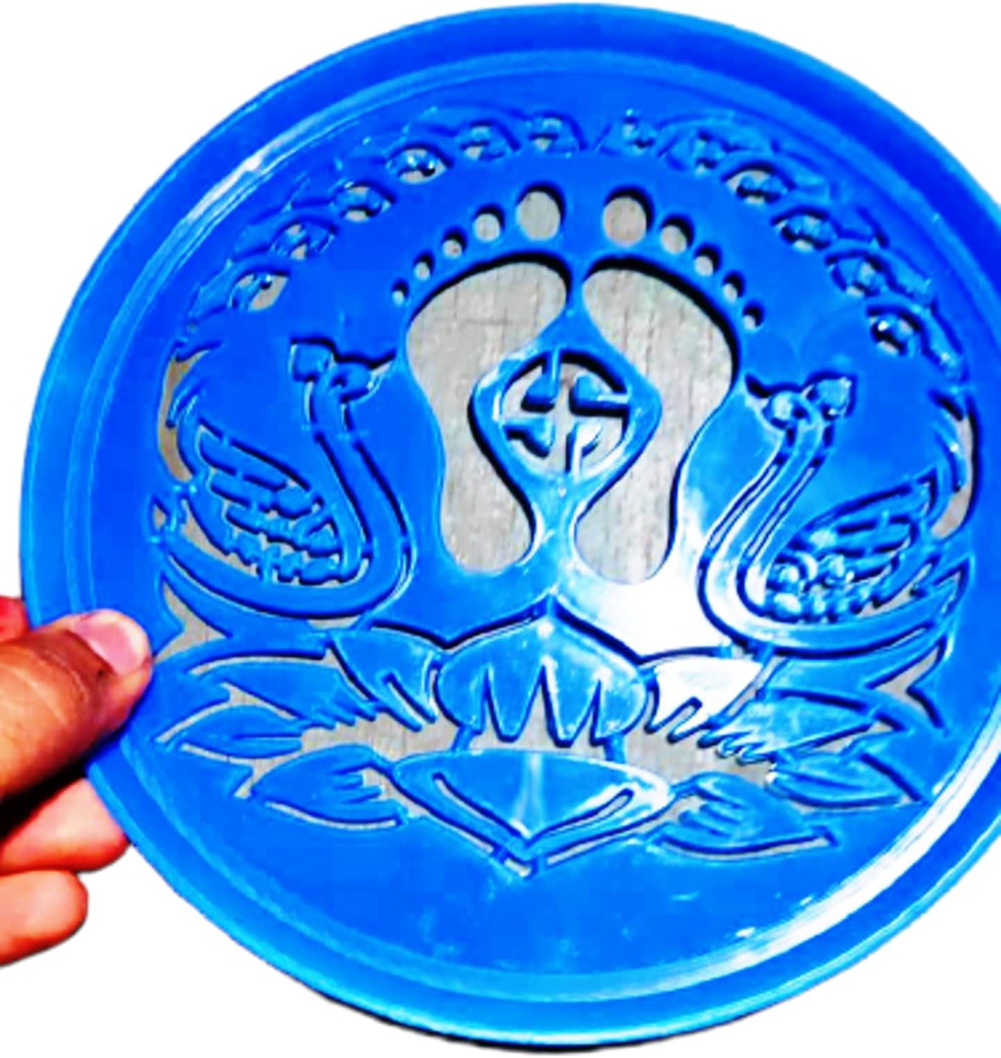 Rangoli creationsRangoli creations Designer Rangoli Stencils for Floor Rangoli Diwali Decoration | Round Rangoli Stamp (Set of 1) RS_2